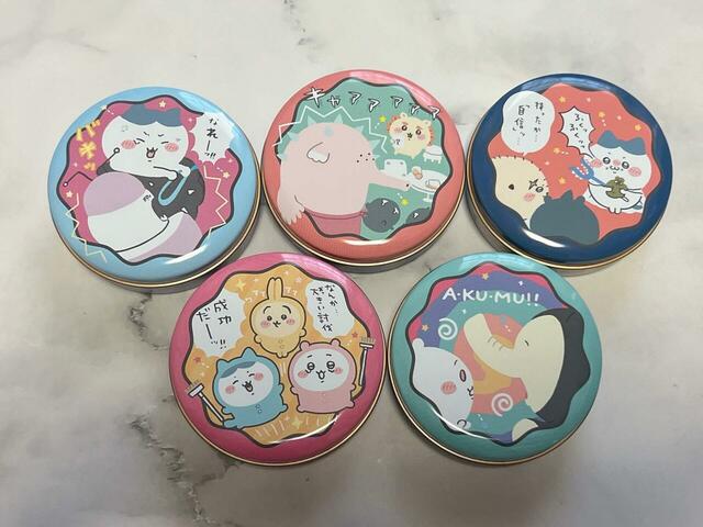 今回出会えた5個。どれもぱっと見はかわいいですが、闇深いものばかり…！