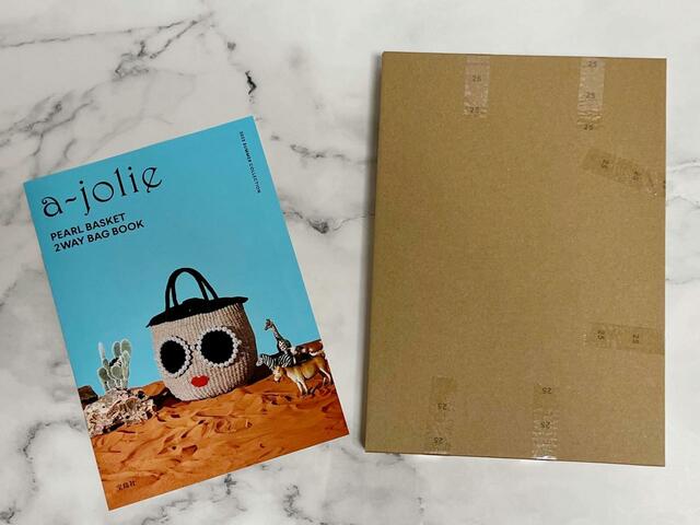 ブックとバッグのセット！【a-jolie（アジョリー）PEARL BASKET 2WAY BAG】