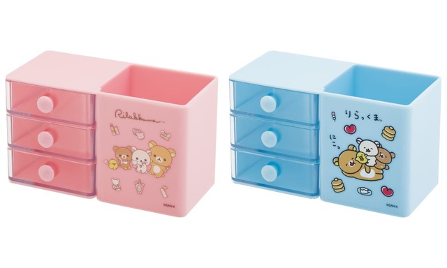 【すみっコぐらし＆リラックマ】マルチペンスタンド　各1,980円／リラックマは2柄展開