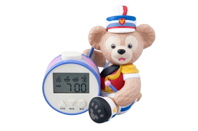 目覚まし時計 ¥4,800｜東京ディズニーリゾート35周年「ダッフィー＆フレンズのハッピーマーチングファン」スペシャルグッズ