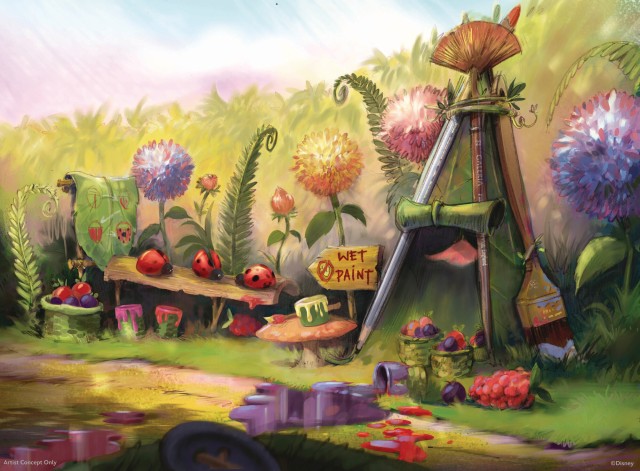 「フェアリー・ティンカーベルのビジーバギー」の様子