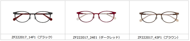 【Zoff × ディズニー】Mickey Mouse & Minnie Mouse　ZF222017（ボストン）/ 11,100円（税込・セットレンズ代込）