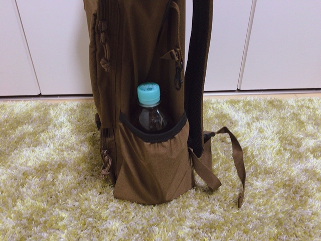 【ワークマン ジョイントバックパック スタンダードエディション】サイドポケットも付いている