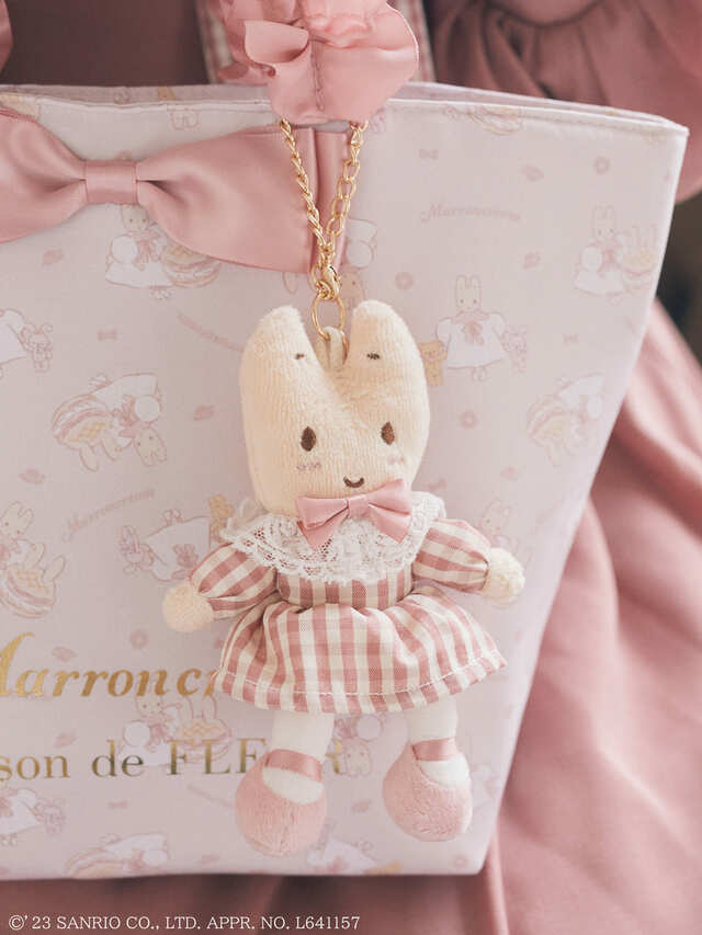 【Maison de FLEUR×青木美沙子×Marroncream】Marroncream チャーム カラー：Pink/Black 価格：￥3,700
