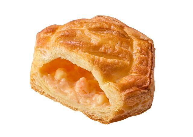【リニューアルの主な内容】エビグラタンパイ・エビの風味やホワイトソースの濃厚さをアップさせました。