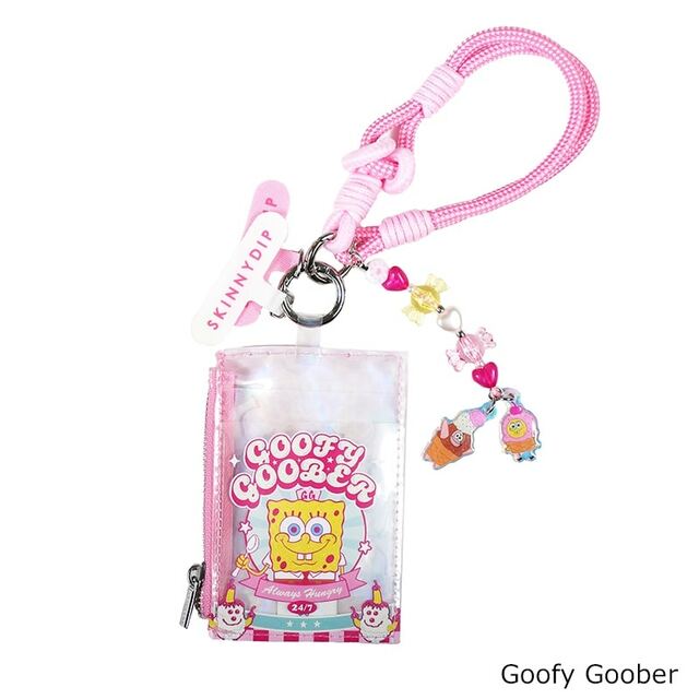 【PLAZA】「SKINNYDIP スキニーディップ SpongeBob SquarePants スポンジ・ボブ IDケース」3,480円/PLAZA・MINiPLA限定!Goofy Gooberモチーフのケース
