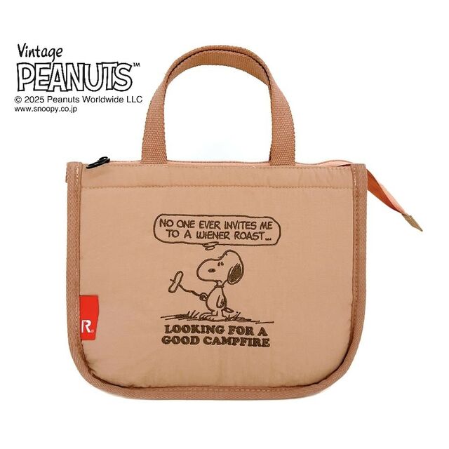 洗濯機で丸洗いできる簡易保冷トートバッグ/デリサイズ「スヌーピー」|¥3,960 (税込)