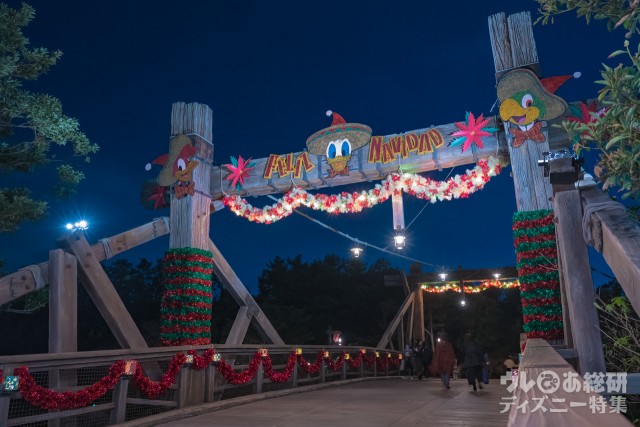 ロストリバーデルタのデコレーション｜東京ディズニーシー「ディズニー・クリスマス」2018年