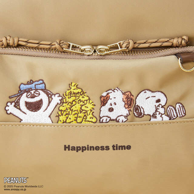 【サマンサタバサ「スヌーピー」コレクション】ポケットから覗くスヌーピーとなかまたちがかわいい！