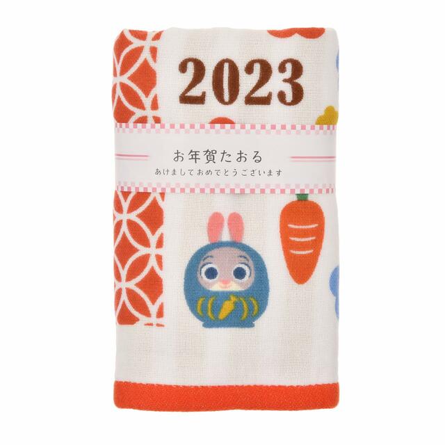 ジュディ・ホップス＆ニック・ワイルド フェイスタオル HAPPY JUDY YEAR 990円