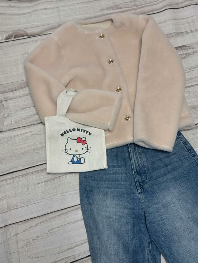 デニム×ファーコートに合わせてみました