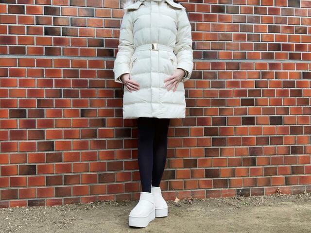 黒タイツと合わせてみました！