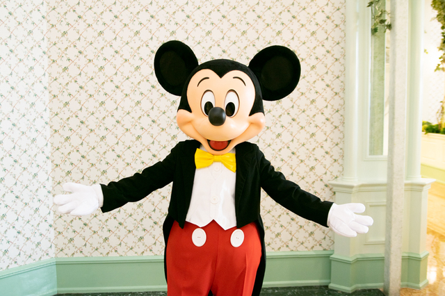 香港ディズニーランドホテル「エンチャンテッド・ガーデン・レストラン」のミッキー