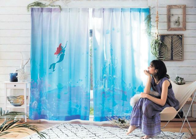 一枚絵のようなUVカット・遮熱・遮像ボイルカーテン(選べるキャラクター) ＜2枚組＞｜￥ 6,990～10,800 （税込）