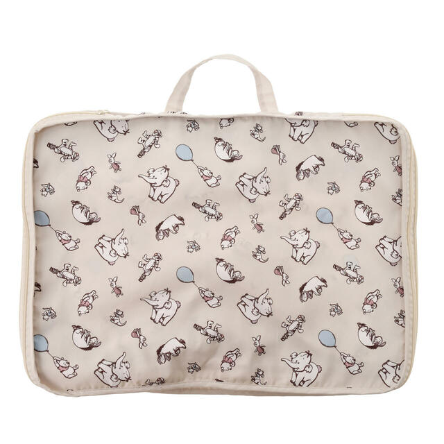 プー＆フレンズ 衣類圧縮収納ポーチ(L) 2ルーム POOH TRAVEL 2,400円