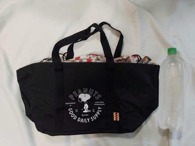 サイズ目安画像（２リットルのペットボトルと比較）