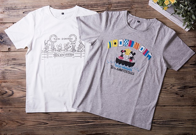 東京ディズニーシー15周年フィナーレ×BEAMS TシャツAタイプ 東京ディズニーシー15周年フィナーレ×BEAMS TシャツBタイプ