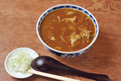 三朝庵（早稲田）　カレー南ばん　780円