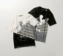 「ミッキー」切替半袖Tシャツ