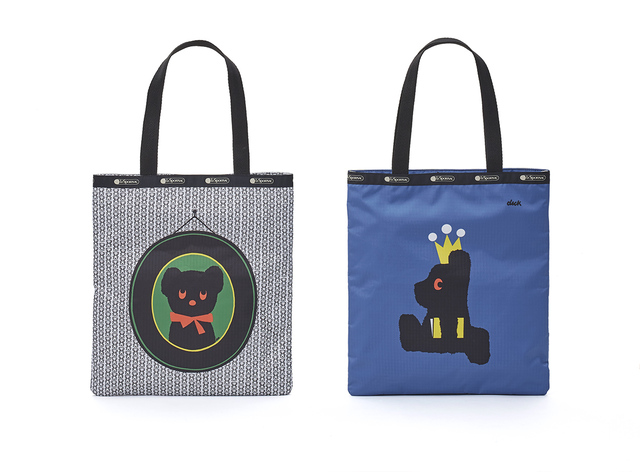 ブラック・ベアのトートバッグ