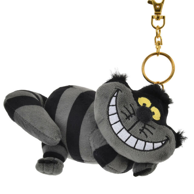 チェシャ猫 ぬいぐるみキーホルダー・キーチェーン 蓄光 ブラック CHESHIRE CAT 2,600円