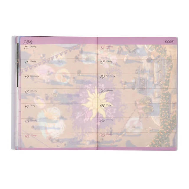 塔の上のラプンツェル 手帳・スケジュール帳 2023 B6 メタリック CALENDARS & ORGANIZERS 1,980円