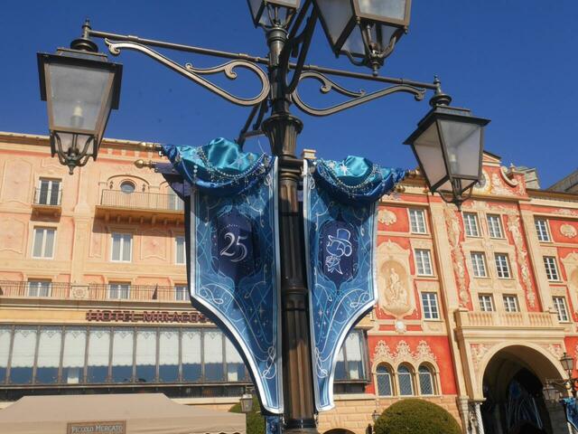「東京ディズニーシー　25周年“スパークリング・ジュビリー”」デコレーション