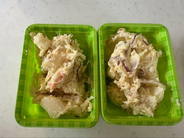 【コストコ　6種の具材のポテトサラダ】小分け保存しておけばいつでも便利♪