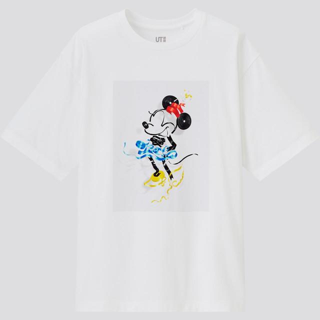 ディズニー ミッキーマウス ＆ ミニーマウス アート バイ 吉田ユニ UT グラフィックTシャツ（半袖・リラックスフィット） 1,500円