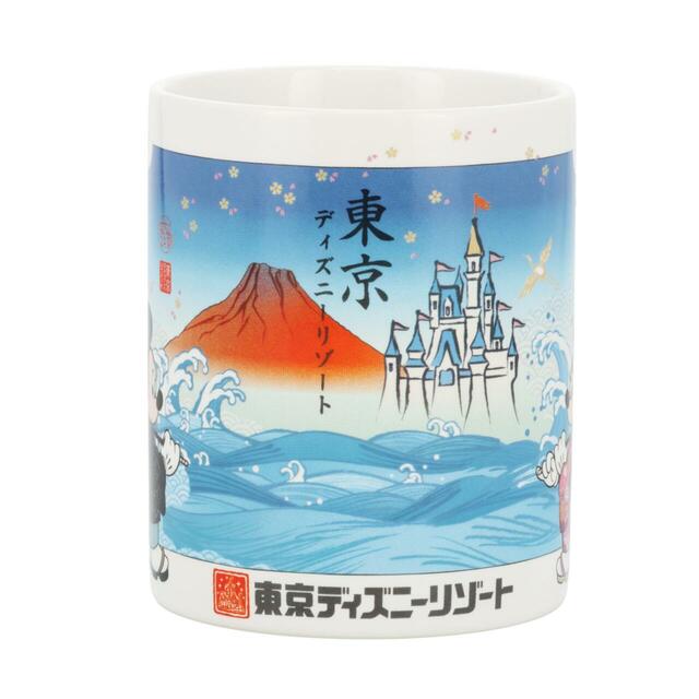 マグカップ 2,200円|東京ディズニーリゾート「和をテーマにしたミッキーマウスとミニーマウスのグッズ」|販売店舗:東京ディズニーランド「グランドエンポーリアム」、東京ディズニーシー「スリーピーホエール・ショップ」|発売日:2026年6月4日(木)