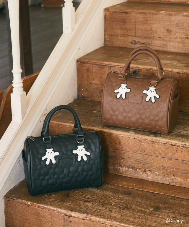 Areeam キルティングミニボストンバッグ ￥9,200