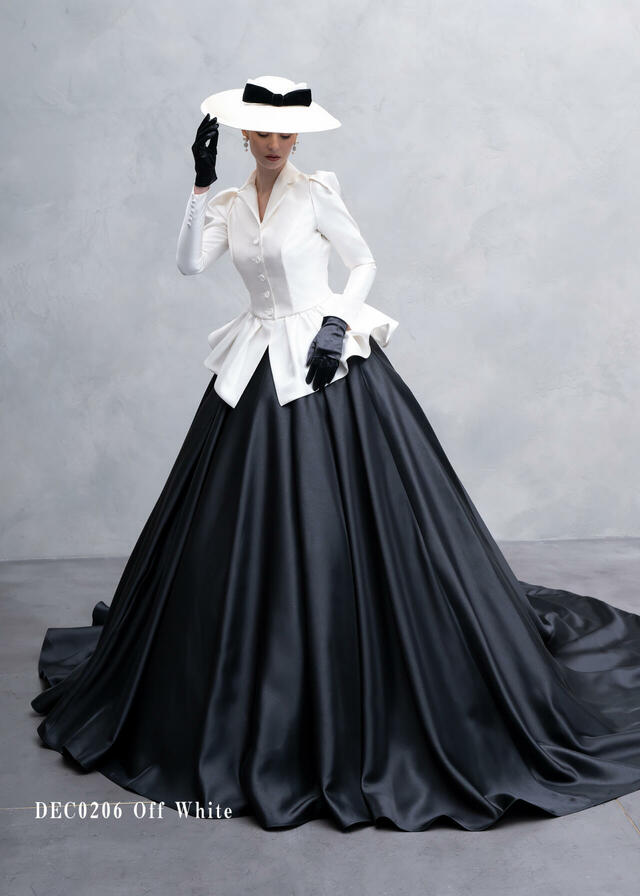 クラウディア｜「Clef a decor-クレアデコール」新作ウェディングドレス｜DEC0206_Offwhite