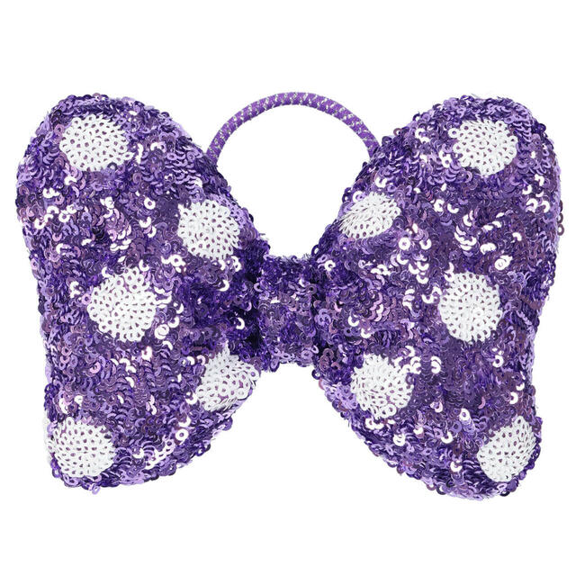 ヘアゴム 1,200円|東京ディズニーリゾート「ミニーの日」グッズ|販売店舗:東京ディズニーランド「グランドエンポーリアム」、東京ディズニーシー「タワー・オブ・テラー・メモラビリア」|発売日:2025年3月2日(日)