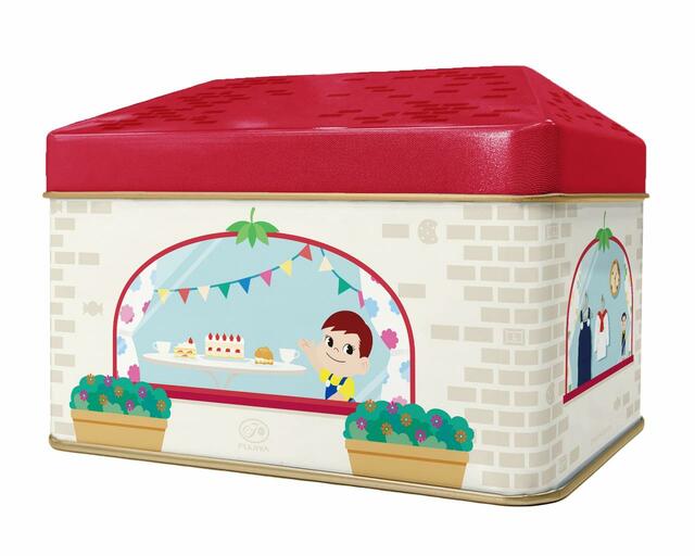 ペコちゃんのおうち缶(裏)