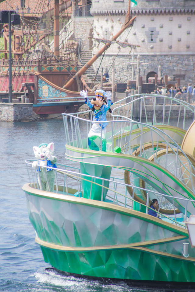 オチェーアノ ブッフェまたはシルクロード コース時のテラスからのクリスタル・ウィッシュ・ジャーニー