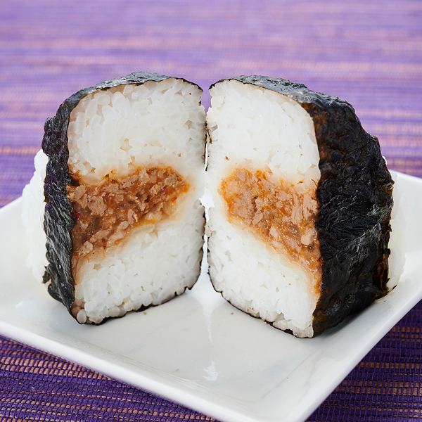 会津天宝　肉みそおにぎり