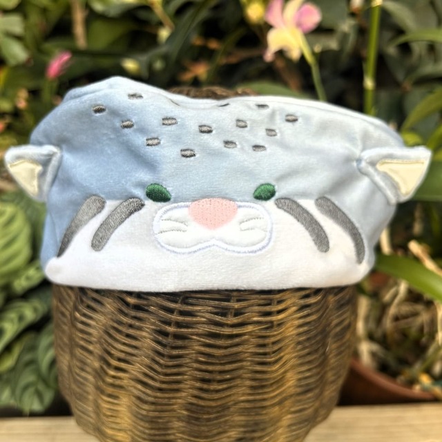 【銀座ロフト「旅する動物園」】「神戸どうぶつ王国」アニマルヘアバンド マヌルネコ　2,200円