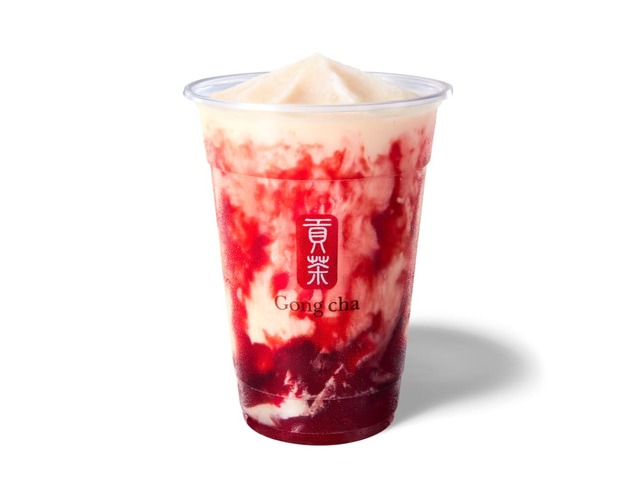 【ゴンチャ】「アップル＆ブラッドオレンジ フローズンティー」