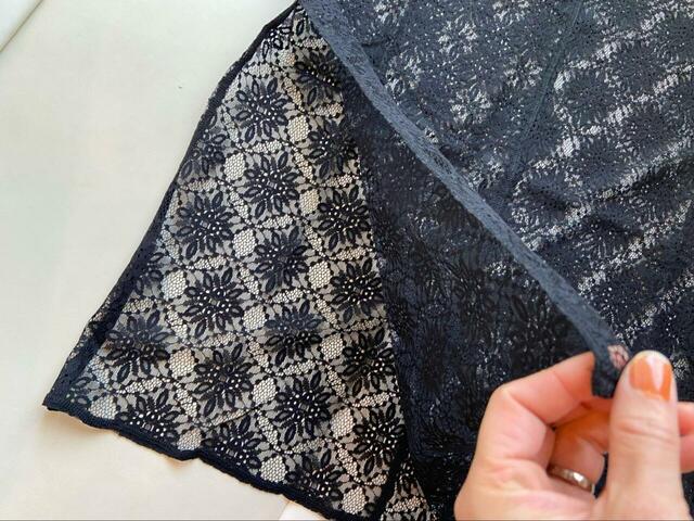 【GLOBAL WORK 2WAYレースワンピース】一枚で着用するアイテムではなく、レイヤードコーデを楽しむワンピとして使うのが正解◎