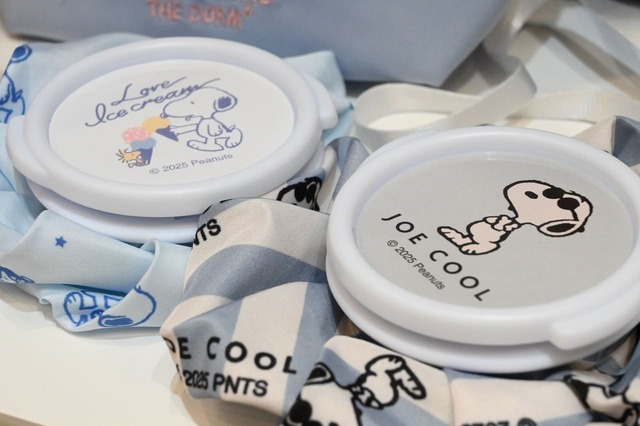 【PLAZA】水や氷などを入れてひんやり使えるスヌーピーアイテム