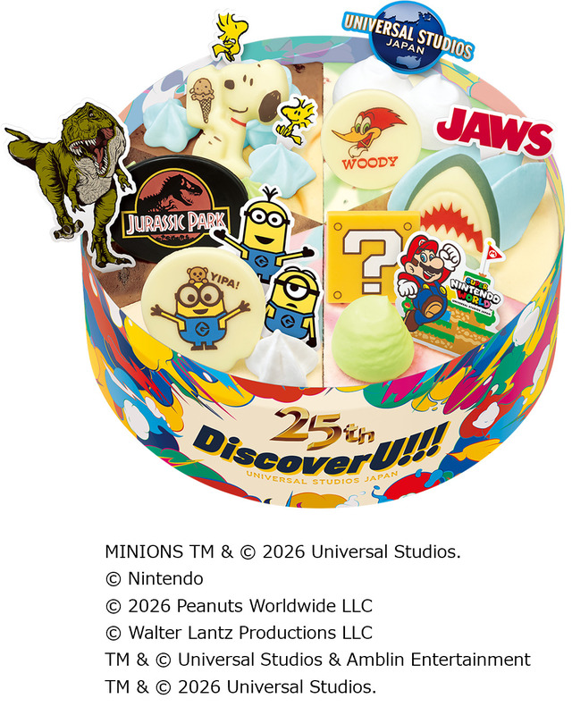 ユニバーサル・スタジオ・ジャパン 25th アニバーサリー パレット６【価格】4,900円　【「Happy ICE CREAM CHRISTMAS ハッピー アイスクリーム クリスマス」】