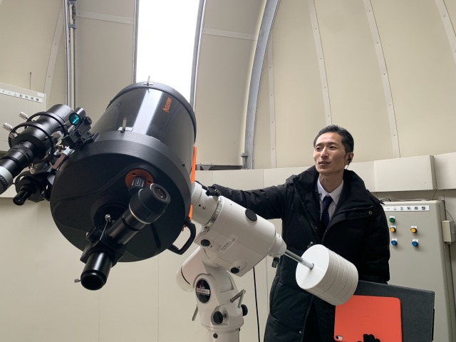 星空案内人の山田智史さん
