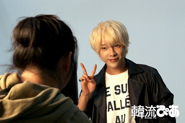 ユナク (from 超新星)＠「韓流ぴあ」取材