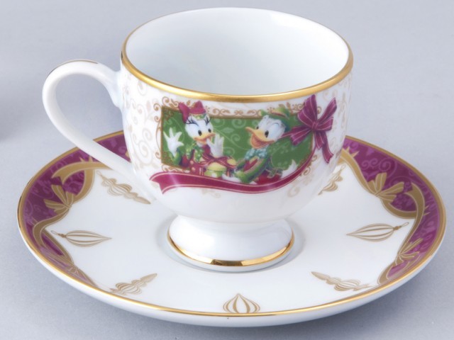デミタスカップ＆ソーサー ¥2,350｜TDS「クリスマス・ウィッシュ」2015年スペシャルグッズ