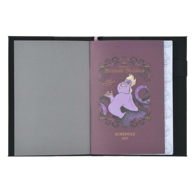 ディズニーヴィランズ 手帳・スケジュール帳 B6 型押し CALENDAR & ORGANIZER 2027 2,800円
