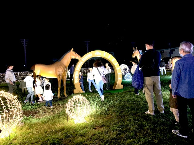 「芝生広場」にもフォトスポット発見