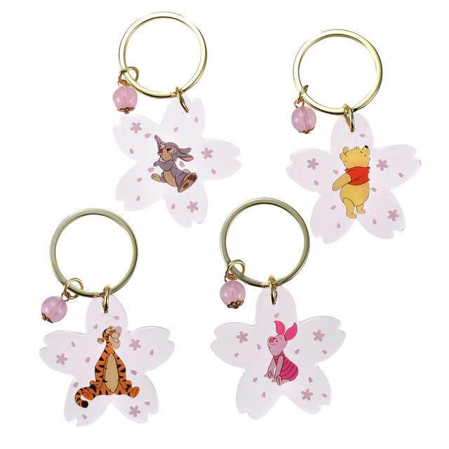 ディズニーキャラクター シークレットキーホルダー 桜 900円