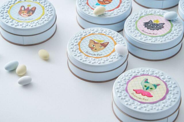 神様のいたずらネコドラジェ缶（全10種）税込価格：1,300円【ルミネ新宿50周年記念「SHINJUKU CAT MARCHE」】