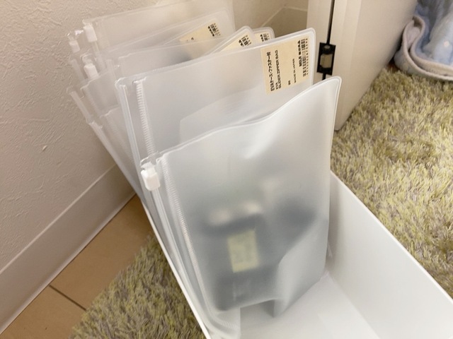 【無印良品 EVAケース・ファスナー付B6】すっきり整理できたことでストレスなくコードが取り出せるようになりました