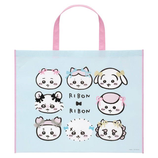 （ウラ）『ちいかわらんど 原宿店』で商品ご購入のお客様、税込6,600円以上の方には、「不織布ビッグショッパー(非売品)」に入れてお渡しいたします!! ※無くなり次第終了となります。